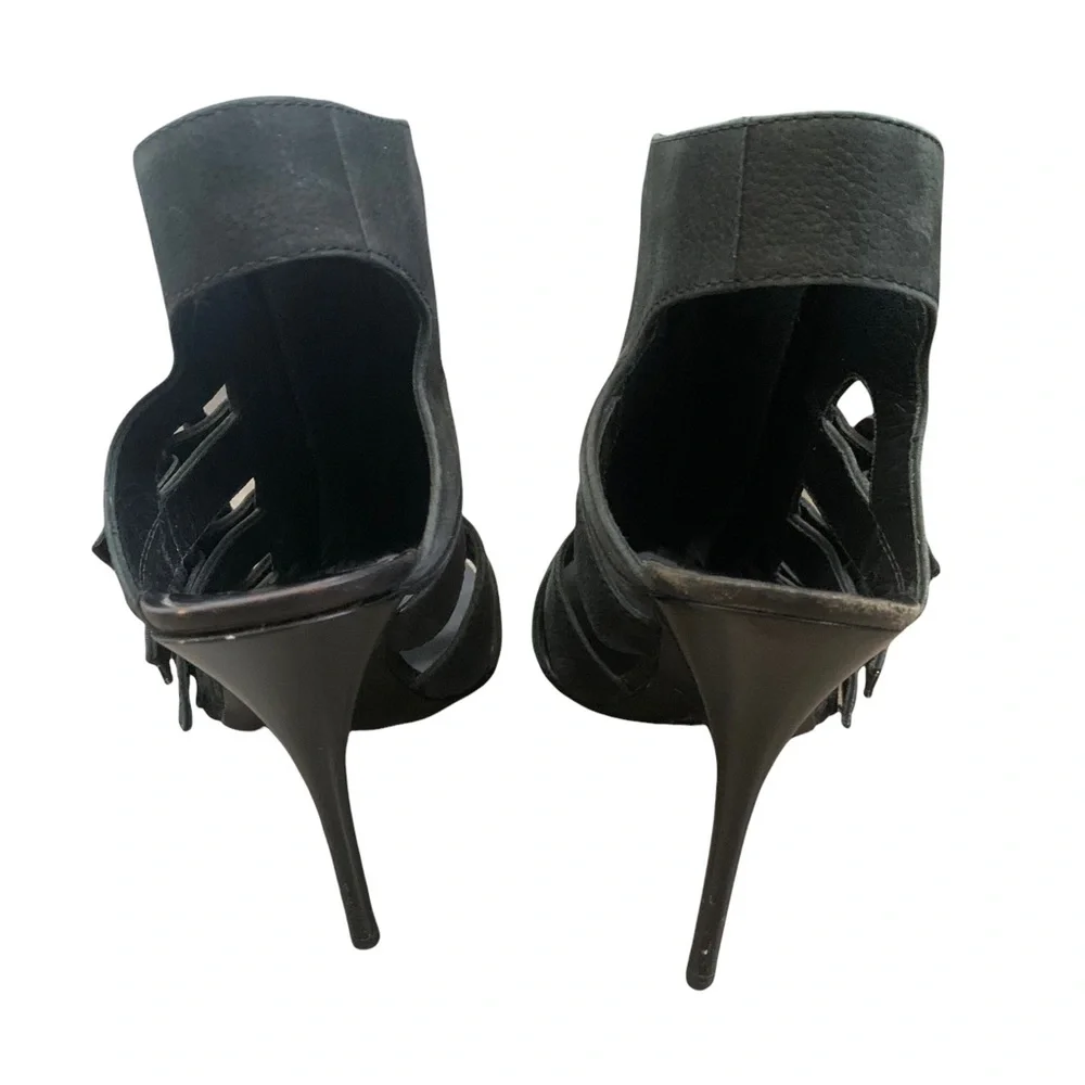 Giuseppe Zanotti Nubuck Cage Open Sandal Size‎ 6.5.